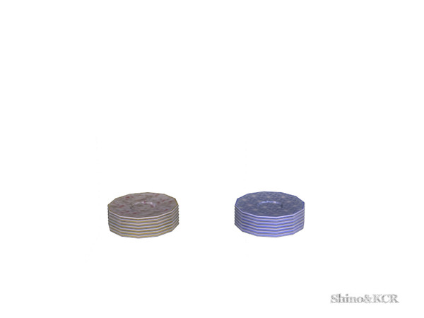 Sims 4 — French Quarter  - Plates by ShinoKCR — Decorative Kitchen Ware for antique Kitchens