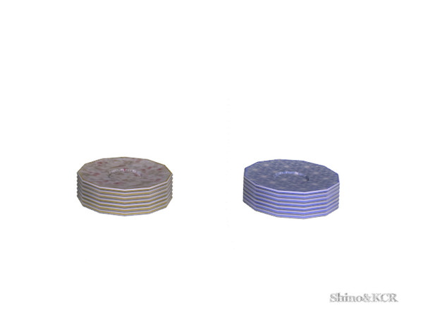 Sims 4 — French Quarter  - Plates large by ShinoKCR — Decorative Kitchen Ware for antique Kitchens