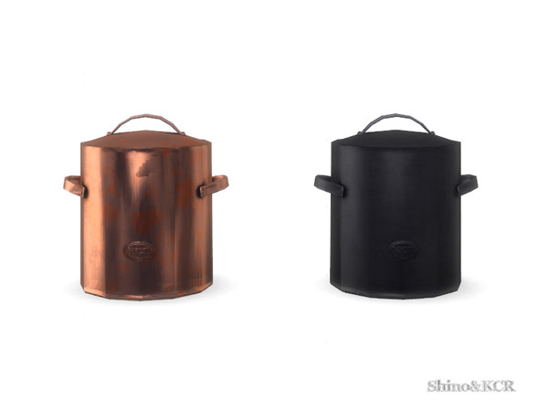 Sims 4 — French Quarter  - Pot 1 by ShinoKCR — Decorative Kitchen Ware for antique Kitchens