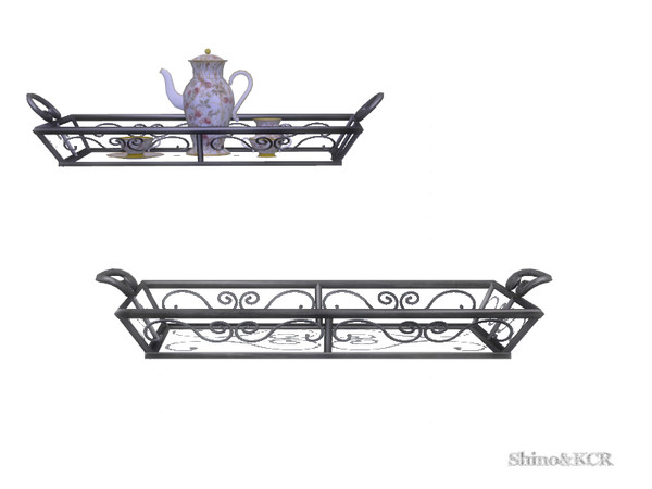 Sims 4 — French Quarter  - Tray by ShinoKCR — Decorative Kitchen Ware for antique Kitchens