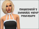 Sims 4 — MeganDanii's Stealthic Vapor Retexture  - mesh needed by MeganDanii — -Re-texture of Stealthic's Vapor Hair