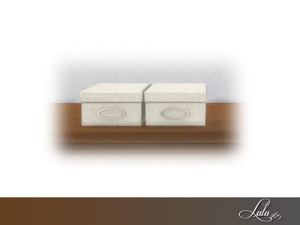 Sims 4 — Porter Home Office Decoe Boxes by Lulu265 — Part of the Porter Home Office Set 2 colour variations included 