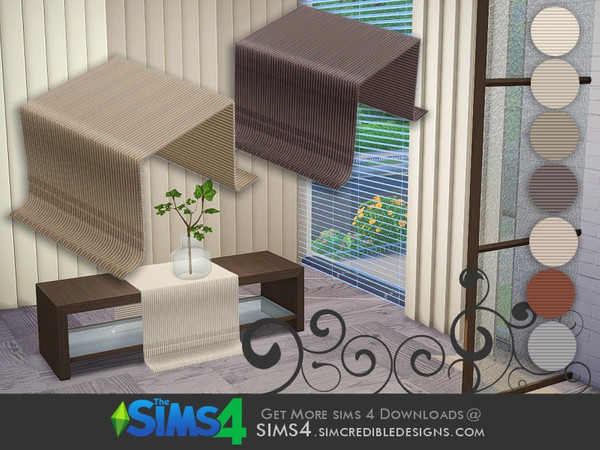 Sims 4 — gloss blanket for table by SIMcredible! — by SIMcredibledesigns.com available at TSR __________________ * 7