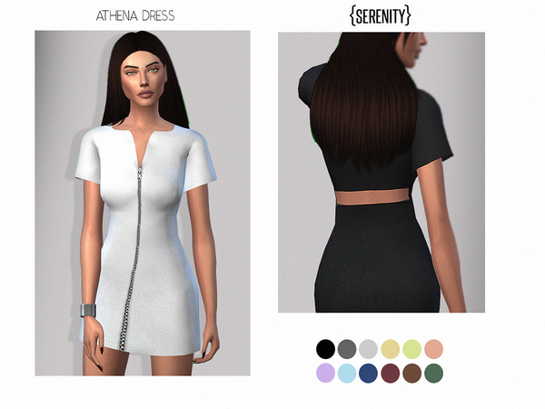 Sims 4 — Athena Dress by serenity-cc — hope you like itt 