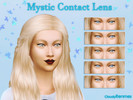 Sims 4 — Mystic Contact Lenses by CloudyRenmes — Mystic contact lenses. Includes 5 different eye colors. Credit: Model's