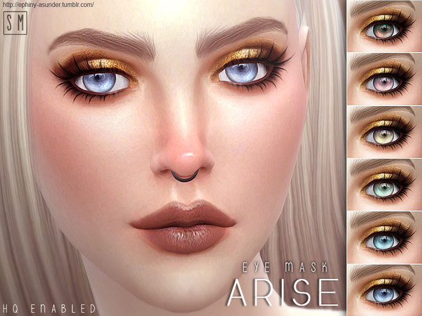 Sims 4 — [ Arise ] - Eye Mask by Screaming_Mustard — A new eye mask in simple fantasy tones. For males and females. child
