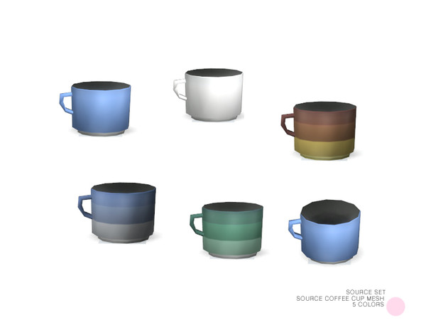 Sims 4 — Source Coffee Cup Mesh by DOT — Source Coffee Cup Mesh by DOT of The Sims Resource