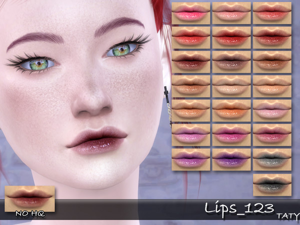 Sims 4 — [Ts4]Taty_Lips_123 by tatygagg — - Female - Human, Alien - Teen to Elder - Hq Compatible