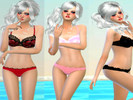 Sims 4 — NightOutLingerie Set by Sia2 — I merged together these sets, please enjoy~! thank you again for all the lovely