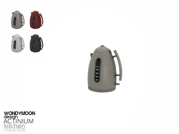 Sims 4 — Actinium Kettle by wondymoon — - Actinium Kitchen - Kettle - Wondymoon|TSR - Creations'2016