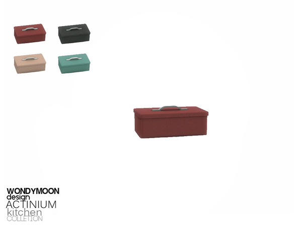 Sims 4 — Actinium Kitchen Storage Box - II by wondymoon — - Actinium Kitchen - Kitchen Storage Box - II - Wondymoon|TSR -