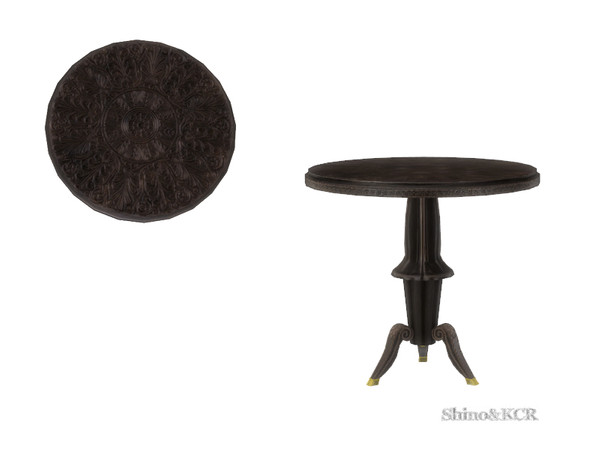 Sims 4 — French Quarter  - Diningtable by ShinoKCR — Furniture in French Quarter Style