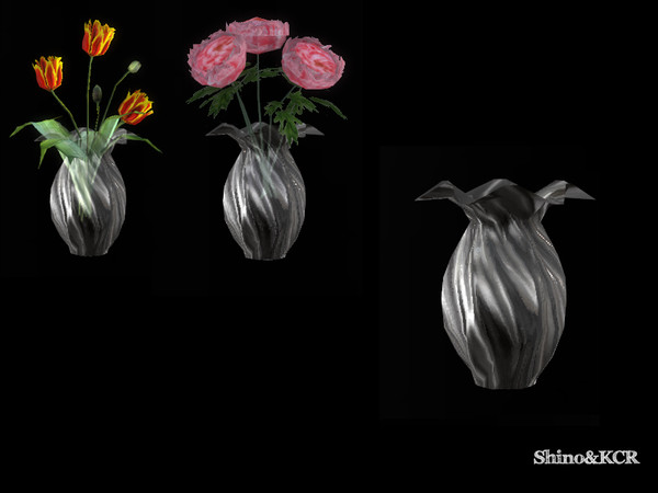 Sims 4 — French Quarter  - Glass Vase by ShinoKCR — Furniture in French Quarter Style has a slot for Flowers