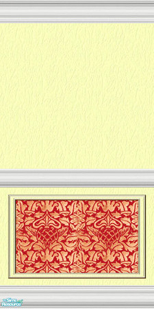 Sims 2 — Opulance Bedroom -RedGold by Cloisonne — 