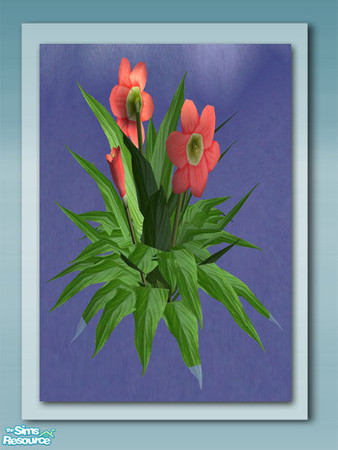 Sims 2 — Flowering Plant Recol 05 by Shakeshaft — Part of a recolour set of the Flowering Plant and Leaf Cover from my