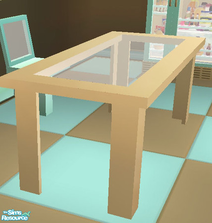 Sims 2 — Vienna Kitchen - Table by Cloisonne — 
