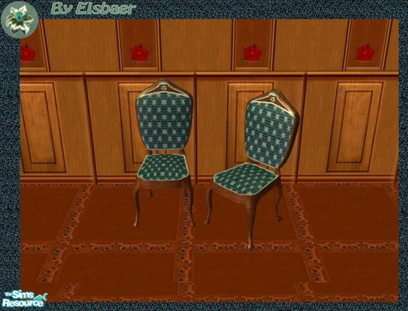 Sims 2 — Cashcraft Tudor Emerald - Diningchair by Eisbaerbonzo — Chair from Cashcraft\'s Vintage Victorian series with
