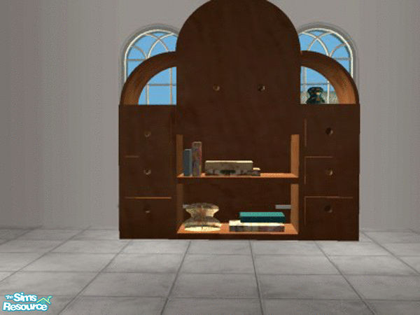 Sims 2 — Antique Living - Cupboard by MysticVelvet — Lovely Cupboard in Antique wood. Thanks to Roxi at Tarox for this