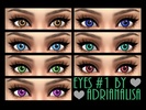 Sims 4 — Eye Creation #1 by AdrianaLisa2 — Hello everyone :) Here you can download my very first eye creation :) It