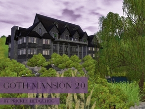 Sims 3 — Goth Mansion 2.0 by Prickly_Hedgehog — According to current and totally reliable investigations, 4 out of 5