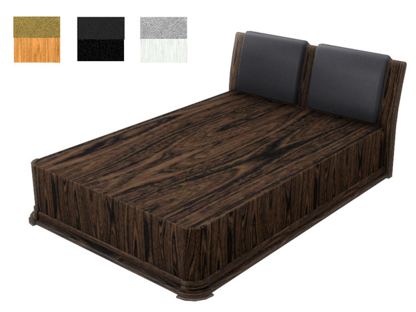 Sims 4 — Mens Bedroom - Doublebed Frame by ShinoKCR — More manly Bedroomfurniture, modern, simple Frame does not work