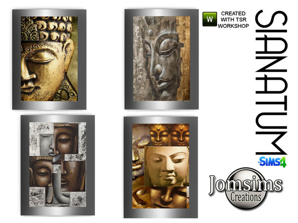 Sims 4 — Sianatum paintings big by jomsims — Sianatum paintings big