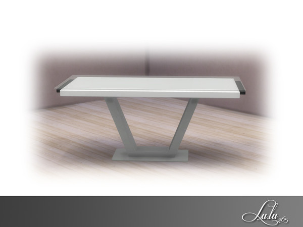 Sims 4 — Modern Look Dining Table  by Lulu265 — Part of the Modern Look Dining Set Please do not clone or claim as your