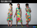 Sims 4 — Butterflies are Free Cocktail Dress - mesh needed by pedanticbohemian — As the title suggests, this butterfly