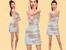 Sims 4 — Legno by TheLastGamerTSR — The "Legno" is a dress with very beautiful texture..I love it!xD
