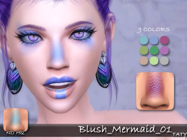 Sims 4 — [Ts4]Taty_Blush_Mermaid_01 by tatygagg — - Female, Male - Human - Child to Elder - Hq Compatible