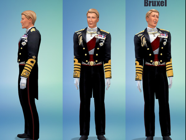 Sims 4 — King Formal Tuxedo - bruxel by Bruxel — Very classy and dressy for formal events and party's. High status