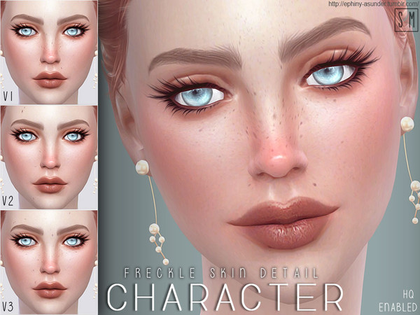 Sims 4 — [ Character ] - Freckles by Screaming_Mustard — A set of unique and realistic freckles to complete a Sim's