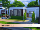 Sims 4 — Mini Modern by ChiLLi19802 — A small but modern house for your Sims that brings a bit of luxury - entrance with