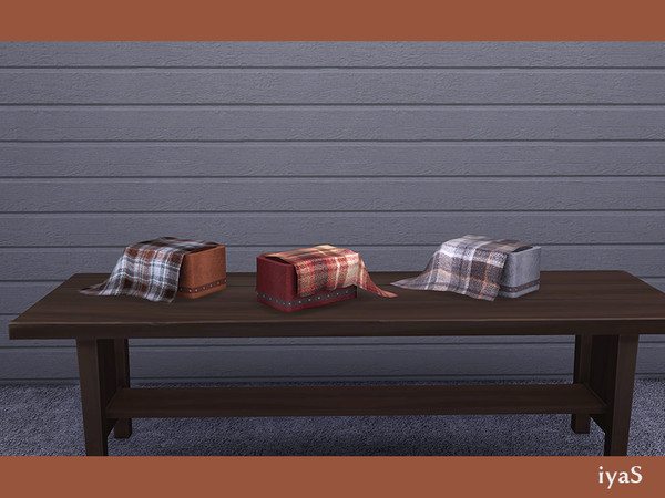 Sims 4 — Forest Fantasy Box with a Cloth by soloriya — Small box with a piece of cloth. Part of Forest Fantasy set. 3