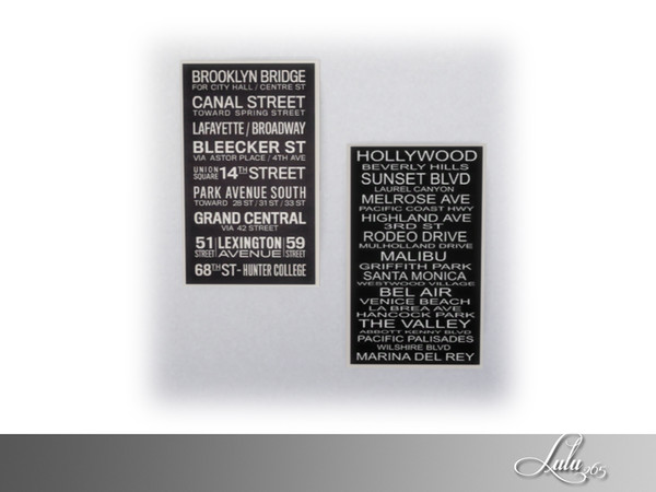 Sims 4 — Urban Bedroom Art Set Large by Lulu265 — Part of the Urban Bedroom Set Please do not copy, clone , or claim as