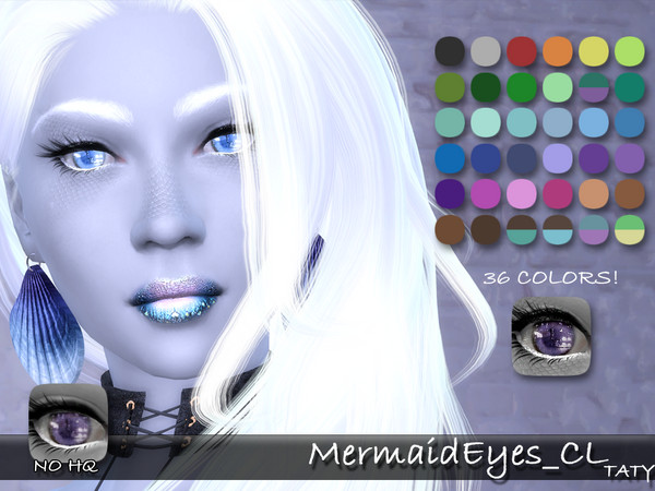 Sims 4 — [Ts4]Taty_MermaidEyes_CL  by tatygagg — - Female, Male - Human, Alien - Child to Elder - Hq Compatible