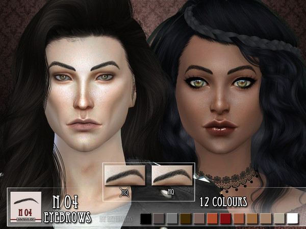 Sims 4 — Eyebrows N04 by RemusSirion — Eyebrows N04 for TS4 These were a suggestion by Supernerdylove, see N03 for a