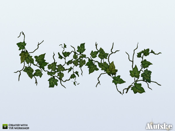 Sims 4 — Ivy Horizontal 11 by Mutske — This plant is part of the The Wonders of Ivy set. Made by Mutske. 