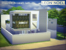 Sims 4 — House Noel - 1 by Noeltiersan — First piece of Sims building after studying my first semester of Architecture. A