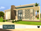 Sims 4 — Palm Landing (2br/1.5ba) by blackcatdecor — This comfortably spaced modern 2br/1.5 ba home built on Arid Ridge