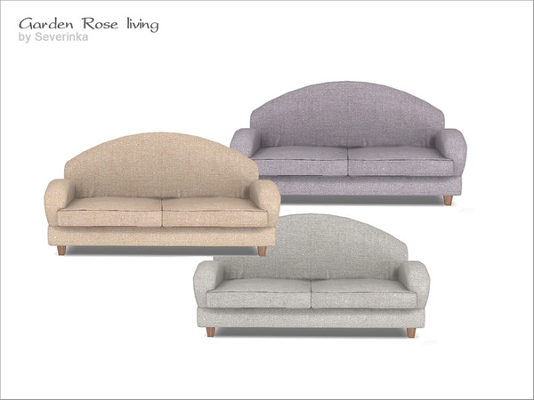 Sims 4 — [GardenRose] TS4 - love seat FIX by Severinka_ — 2-seater love seat From the set of 'Garden Rose living' 3