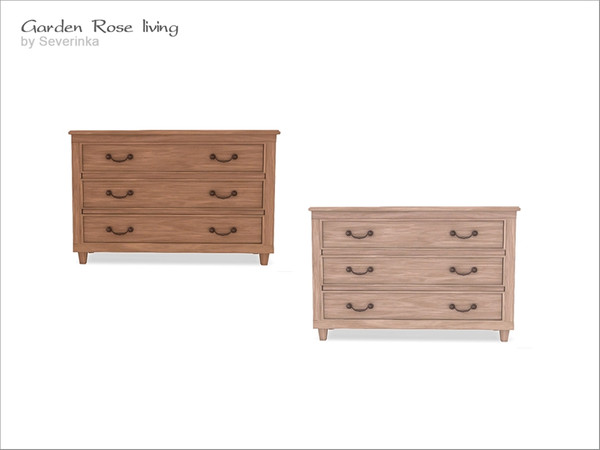 Sims 4 — [GardenRose] TS4 - dresser by Severinka_ — Dresser From the set of 'Garden Rose living' 2 colors