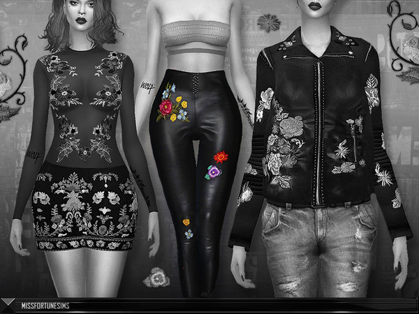 Sims 4 — MFS EMB Pants by MissFortune — Standalone, HQ texture, custom thumbnail, one color.