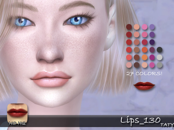 Sims 4 — [Ts4]Taty_Lips_130 by tatygagg — - Female - Human, Alien - Teen to Elder - Hq compatible