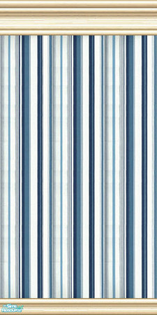 Sims 2 — jsf2PLAwningBlue by jsf — Get ready for summer with this cool blue and white striped wallpaper in my ParkLane