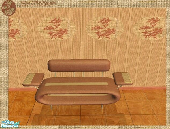 Sims 2 — Reflexsims Young Line Chocolate - Sofa by Eisbaerbonzo — Modern and stylish sofa. Good for making the neighbours