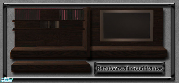 Sims 2 — SUEDE Living TV Unit Recolour by simtomatic — Recolours the TV Unit, Stereo Unit and Coffee Table files.