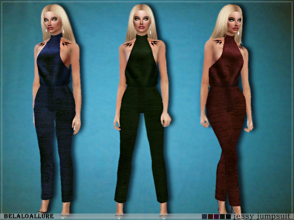 Sims 4 — belaloallure_jessy jumpsuit by belal19972 — elegant and practical jumpsuit,i hope you like it.