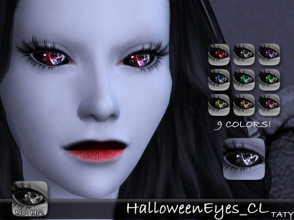 Sims 4 — [Ts4]Taty_HalloweenEyes_CL by tatygagg — - Female, Male - Human, Alien - Child to Elder - Hq Compatible