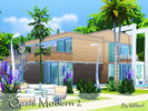 Sims 4 — Oasis Modern 2 by millasrl — Beautiful and modern house for your Sims. It has two bedrooms, four bathrooms,